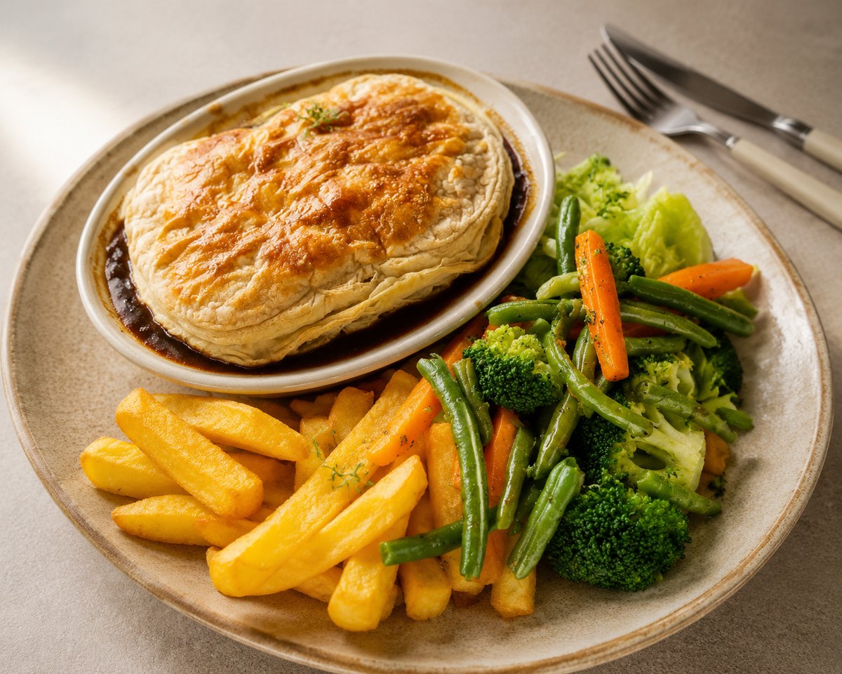 The Plough Steak and ale pie